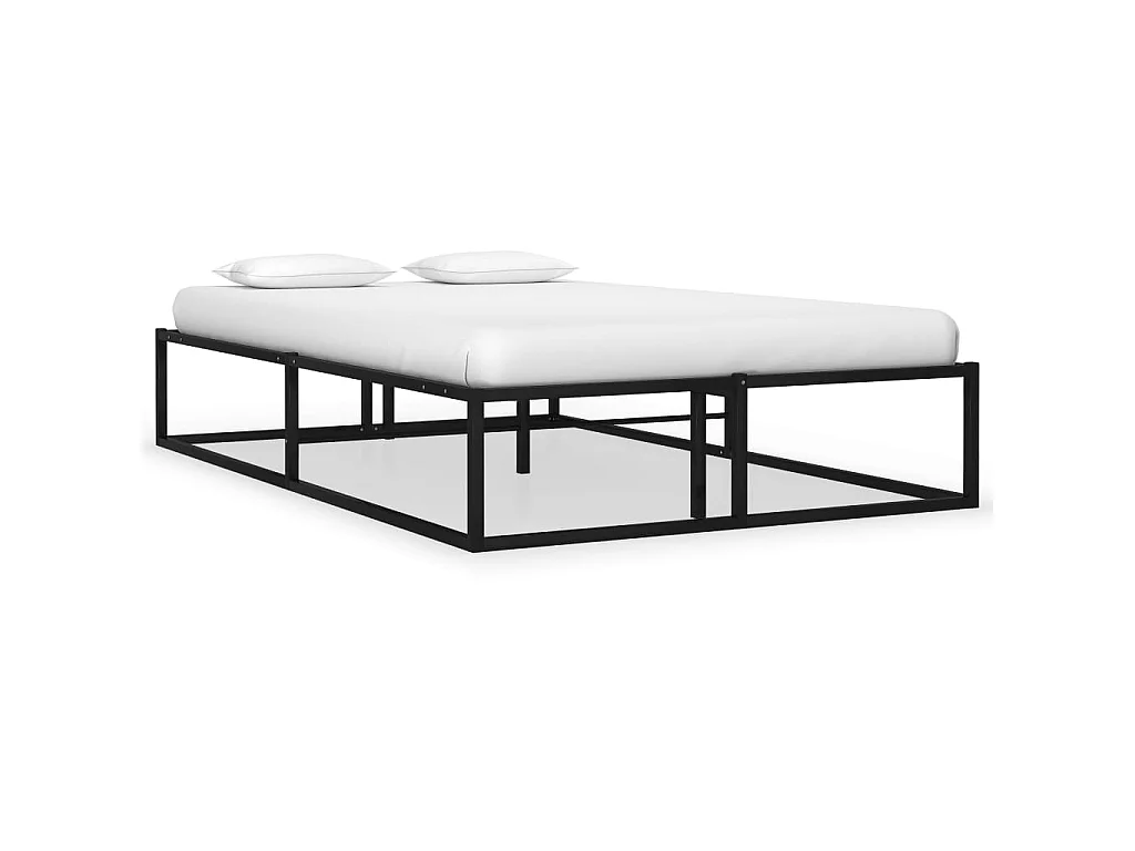 Bedframe metaal zwart 120x200 cm