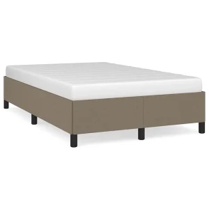 Bedframe zonder matras 120×200 cm stof taupe Bedframe zonder matras 120×200 cm stof taupe