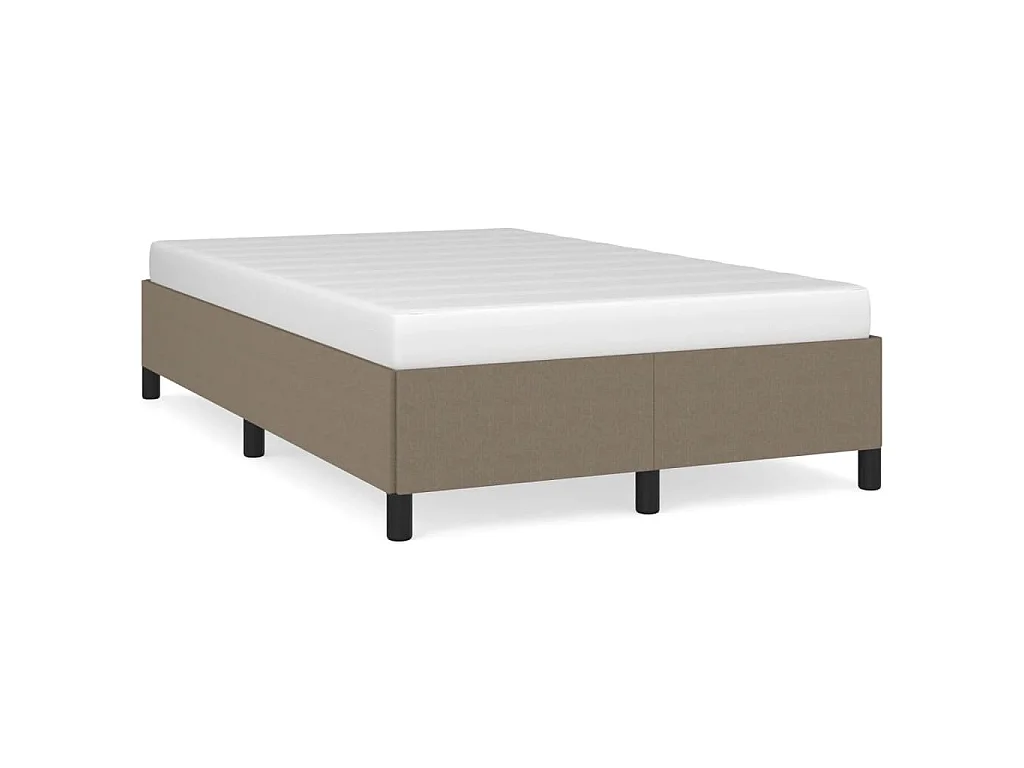 Bedframe zonder matras 120x200 cm stof taupe