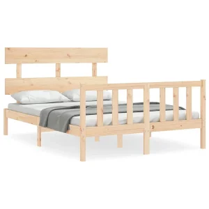 Bedframe zonder matras massief grenenhout 140×200 cm Bedframe zonder matras massief grenenhout 140×200 cm