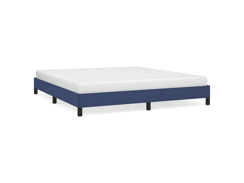 Bedframe zonder matras stof blauw 180x200 cm