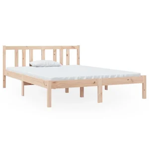 Bedframe massief hout 135×190 cm Double Bedframe massief hout 135×190 cm Double