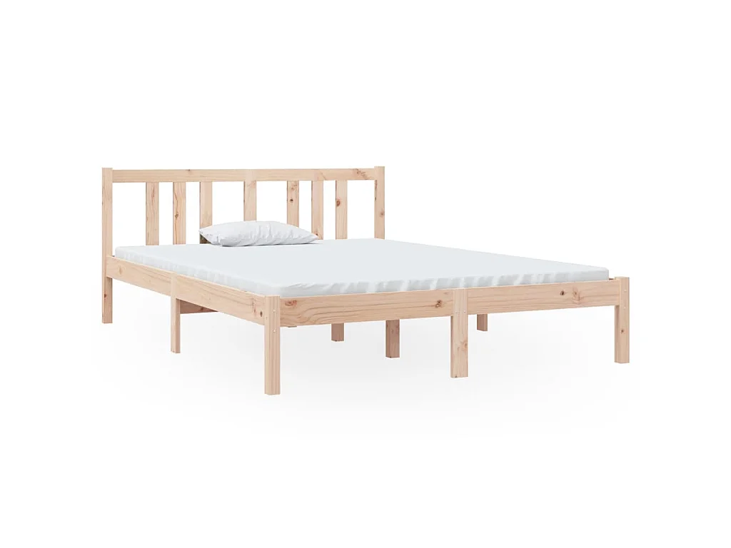 Bedframe massief hout 135x190 cm Double