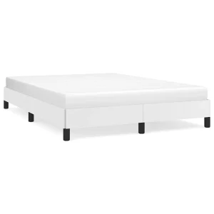 Bedframe kunstleer wit 140×190 cm Bedframe kunstleer wit 140×190 cm