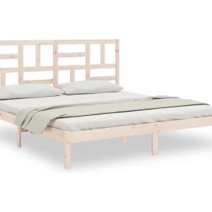 Bedframe zonder matras massief hout 180×200 cm Bedframe zonder matras massief hout 180×200 cm