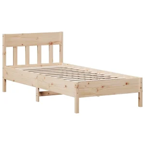 Bedframe zonder matras massief grenenhout 90×200 cm Bedframe zonder matras massief grenenhout 90×200 cm
