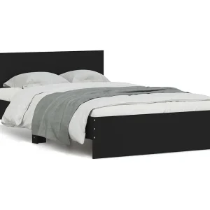 Bedframe met hoofdeinde zwart 120×200 cm Bedframe met hoofdeinde zwart 120×200 cm