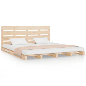 Bedframe zonder matras massief grenenhout 180×200 cm Bedframe zonder matras massief grenenhout 180×200 cm