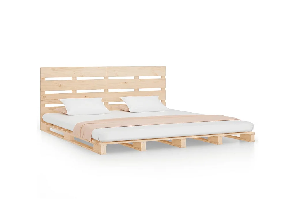 Bedframe zonder matras massief grenenhout 180x200 cm