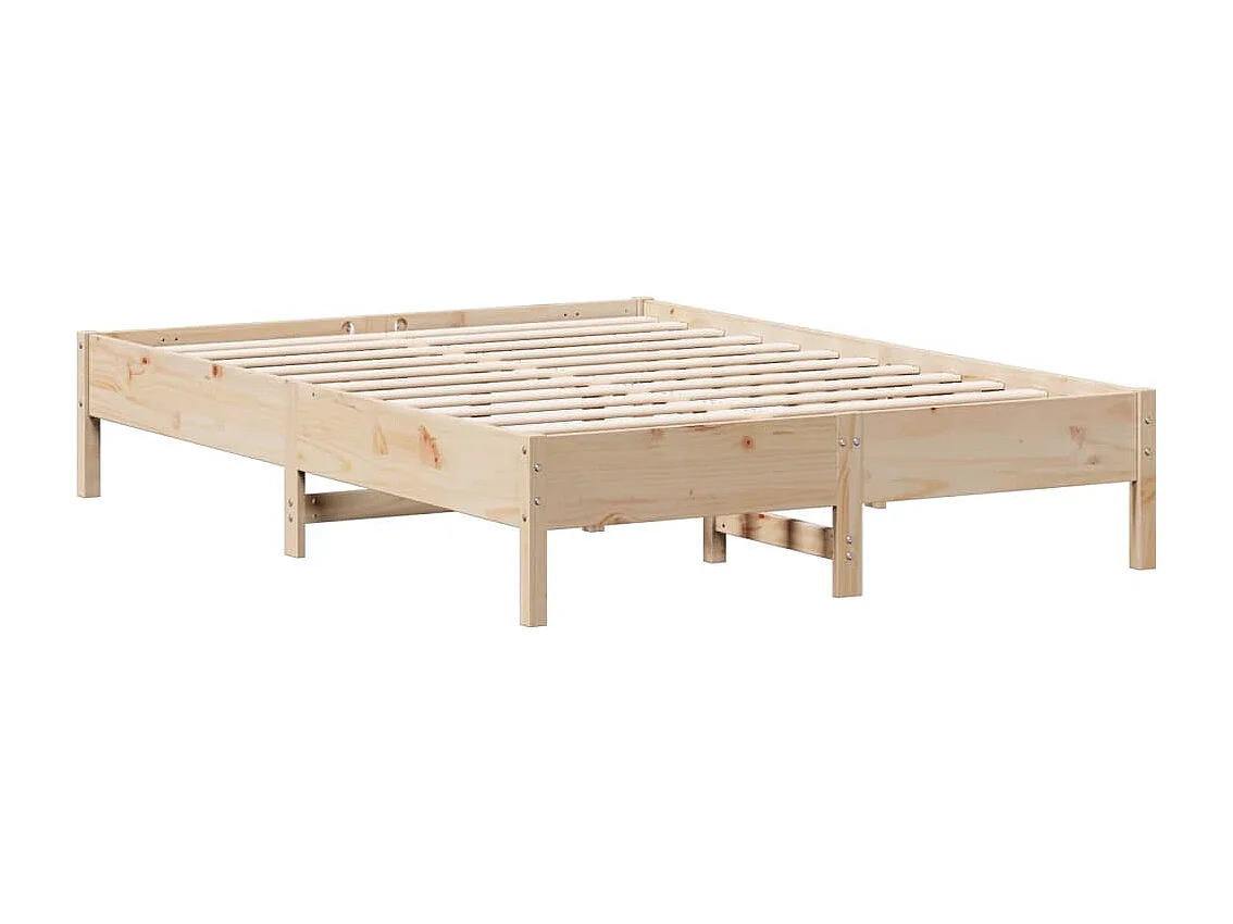 Bedframe zonder matras massief grenenhout 120x200 cm