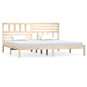 Bedframe zonder matras massief grenenhout 180×200 cm Bedframe zonder matras massief grenenhout 180×200 cm