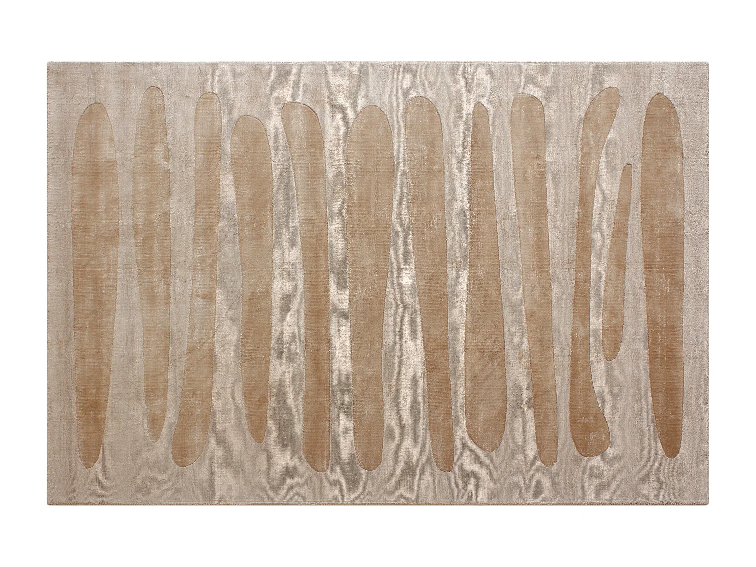 Handgeweven vloerkleed, 160x230 cm, Beige, 2200g/m², BELLARIA