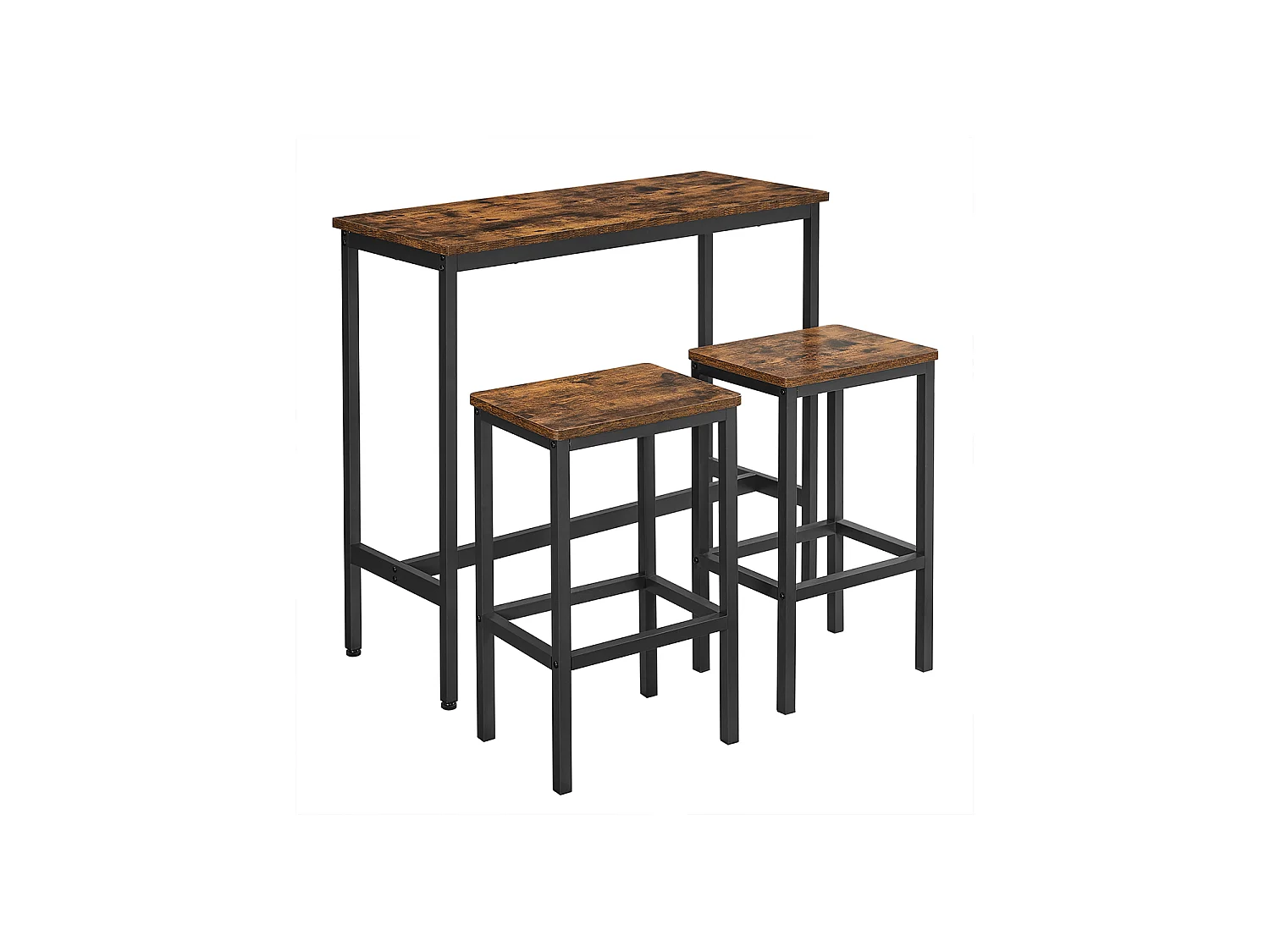 Barset, 100x40x90 cm, zwart,