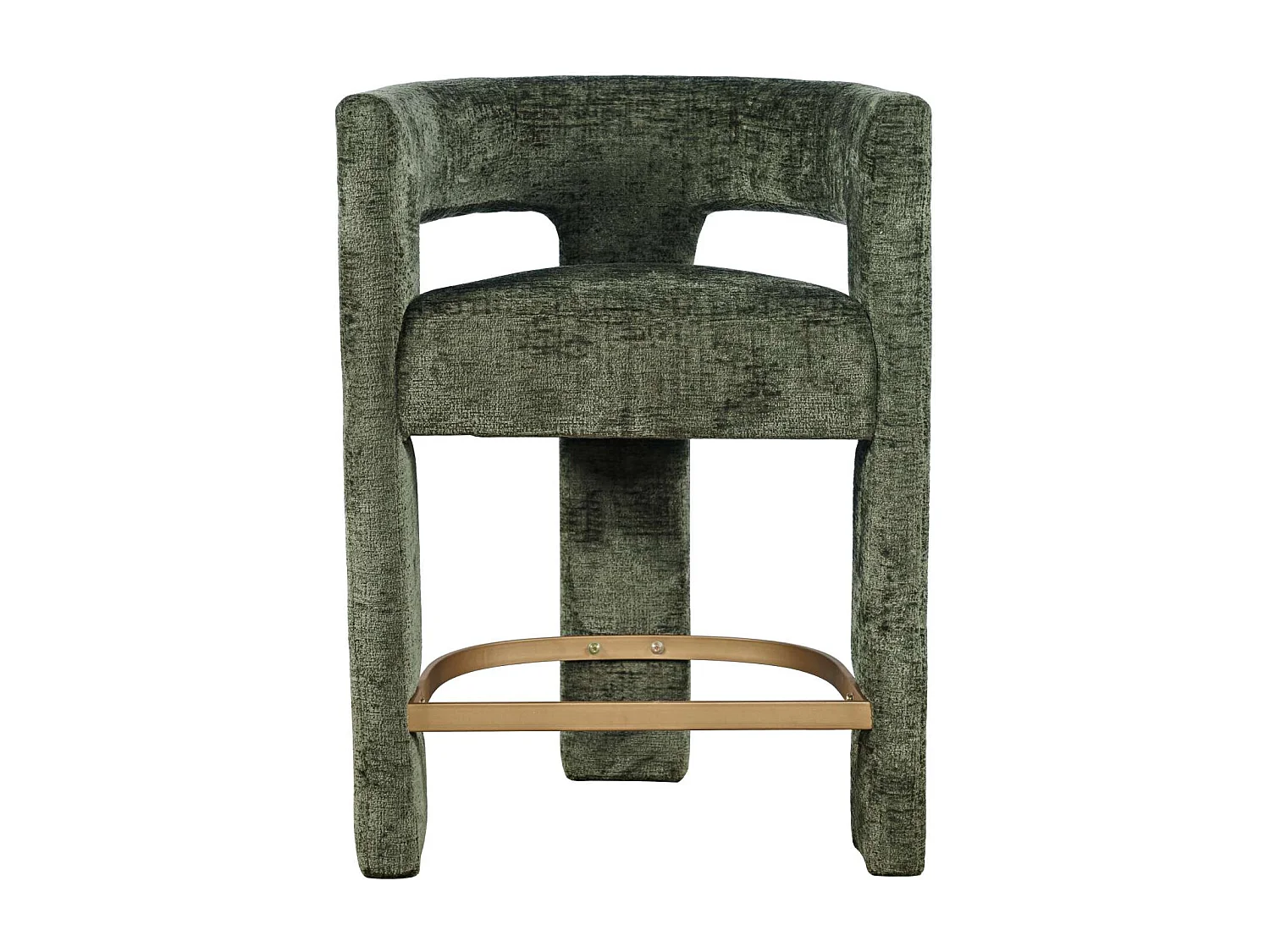 Barkruk 61x89x57 cm olijfgroen Leith LET71HO