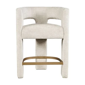 Barkruk 61x89x57 cm beige Leith LET71HN Barkruk 61x89x57 cm beige Leith LET71HN