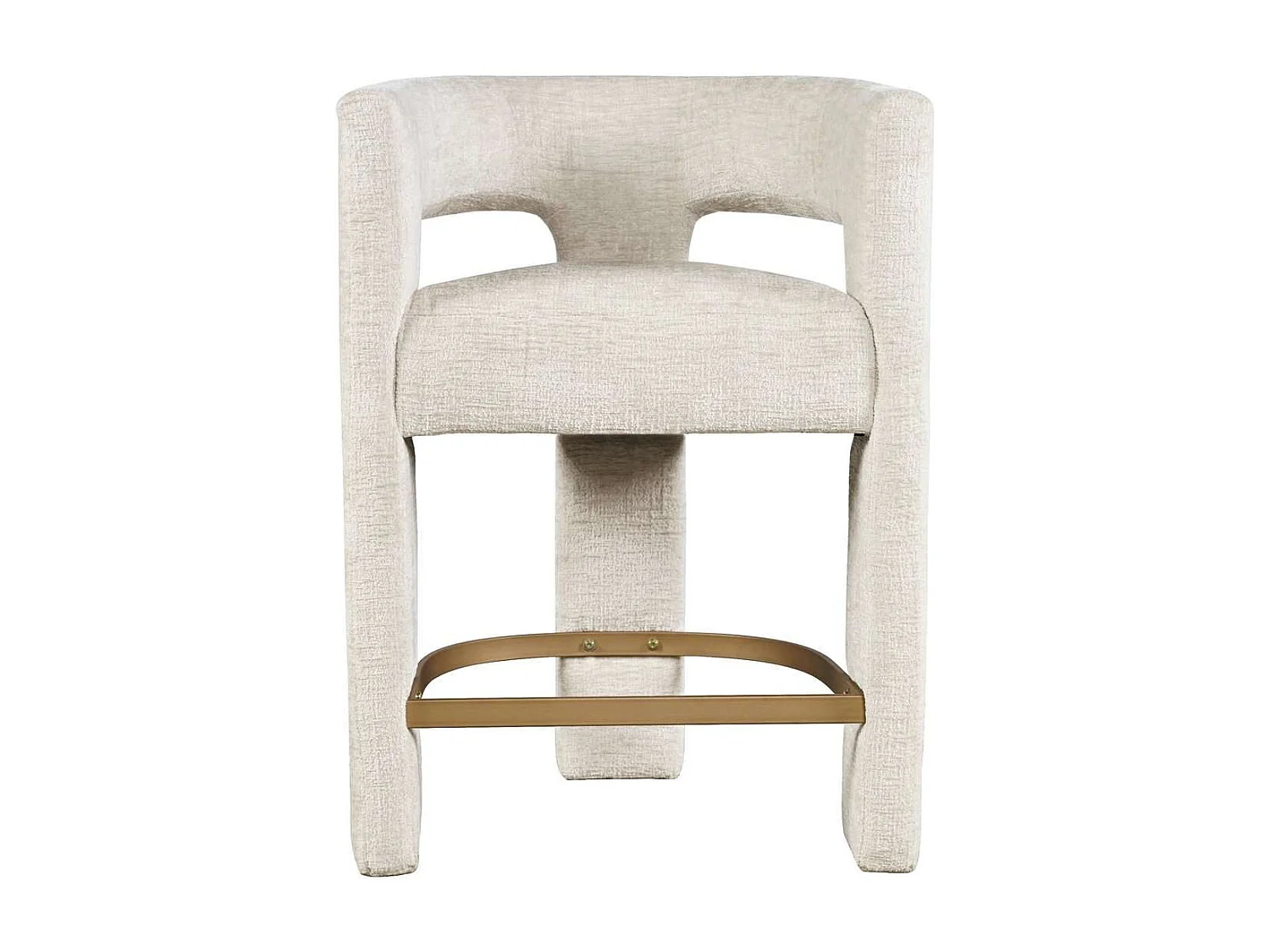 Barkruk 61x89x57 cm beige Leith LET71HN