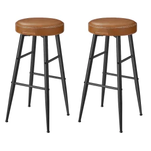 Barkruk 51,6×51,6×75 cm karamelbruin Echo-collectie Barkruk 51,6×51,6×75 cm karamelbruin Echo-collectie