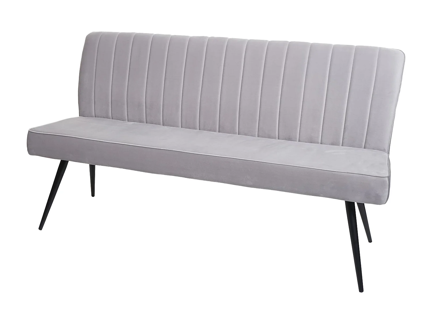 Bankzitting MCW-K16,  160cm lichtgrijs