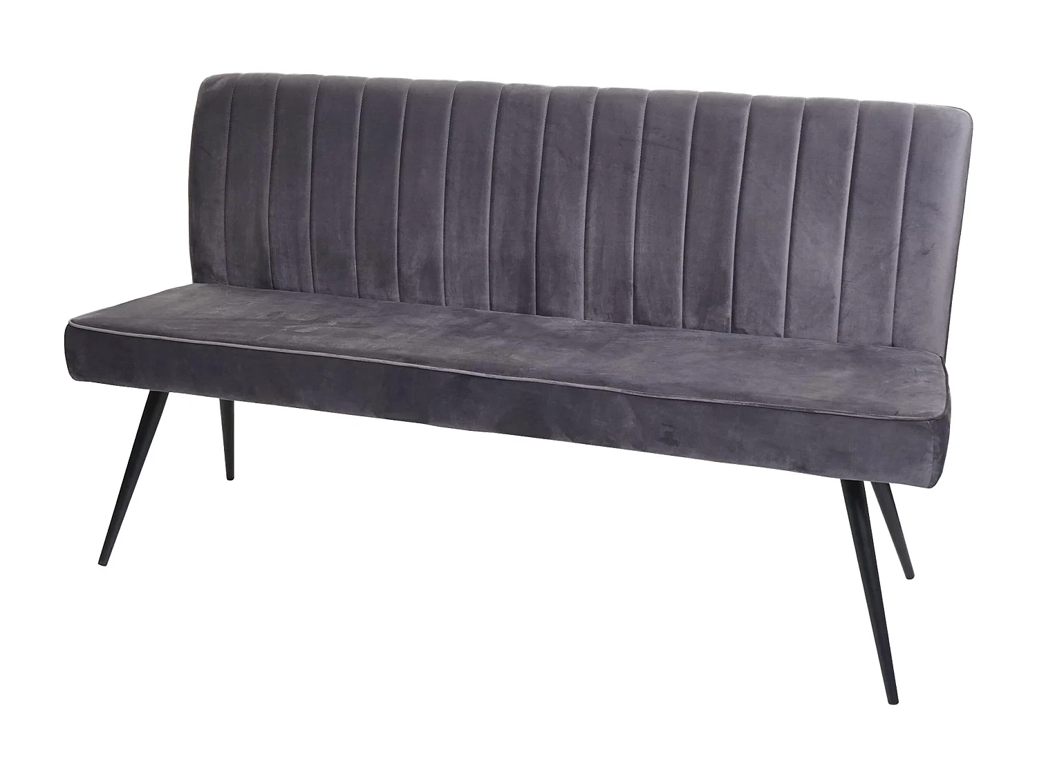 Bankzitting MCW-K16,  160cm donkergrijs