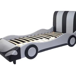 Bed MCW-E14 Auto, zwart-zilver Bed MCW-E14 Auto, zwart-zilver