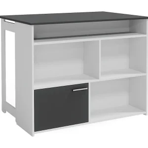 Bartafel antraciet/wit 116x37x90.5 dominic Bartafel antraciet/wit 116x37x90.5 dominic