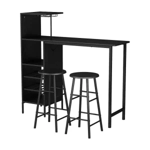 Bartafelset zwart 121.5x40x120 naila Bartafelset zwart 121.5x40x120 naila