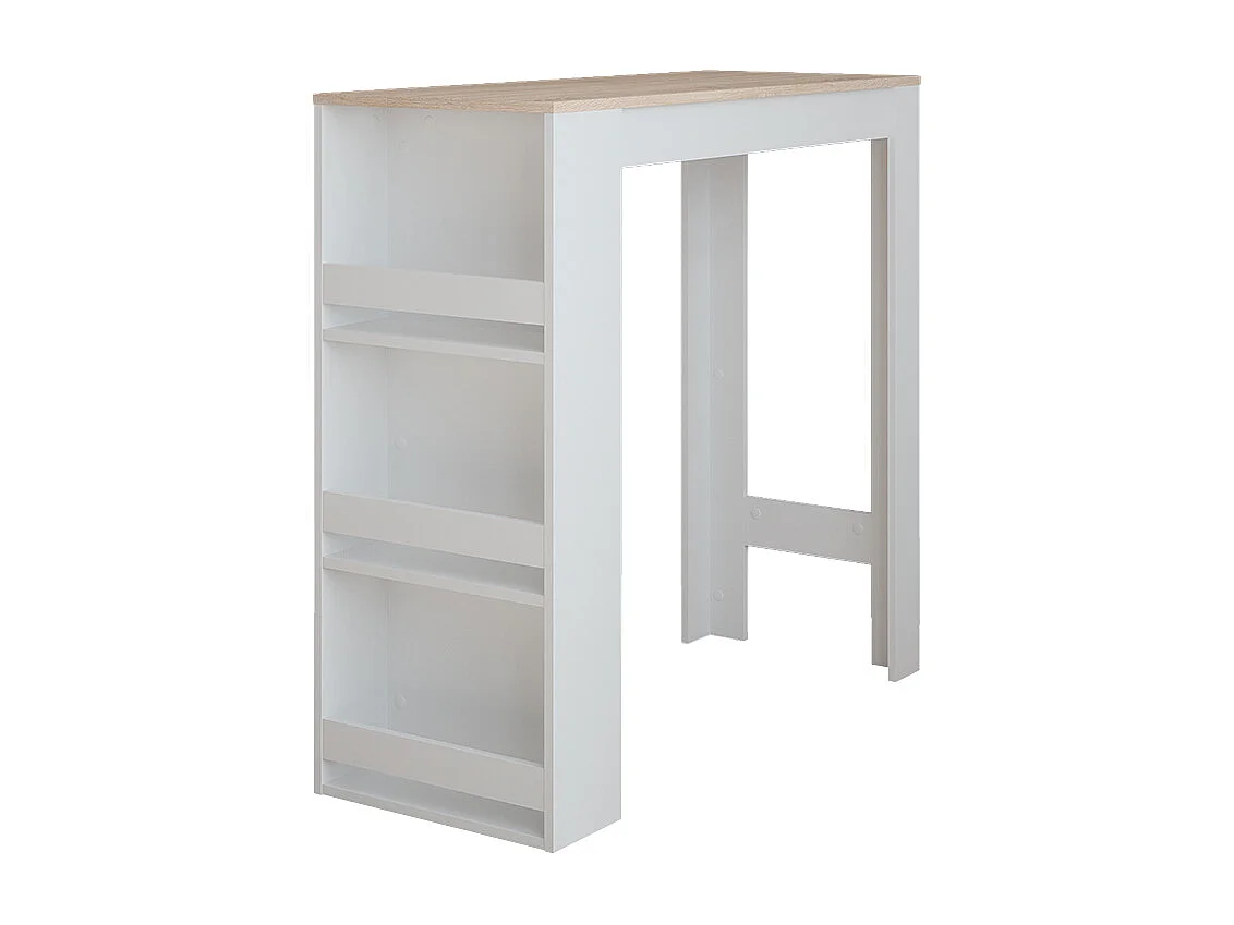 Bartafel wit/sonoma 45x110x106 repose