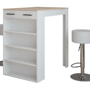Bartafel set wit/sonoma 67x100x106 repose Bartafel set wit/sonoma 67x100x106 repose