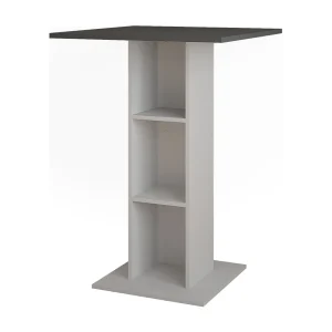 Bartafel antraciet/wit 75x75x106 repose Bartafel antraciet/wit 75x75x106 repose