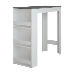 Bartafel wit/antraciet 45x110x106 repose Bartafel wit/antraciet 45x110x106 repose