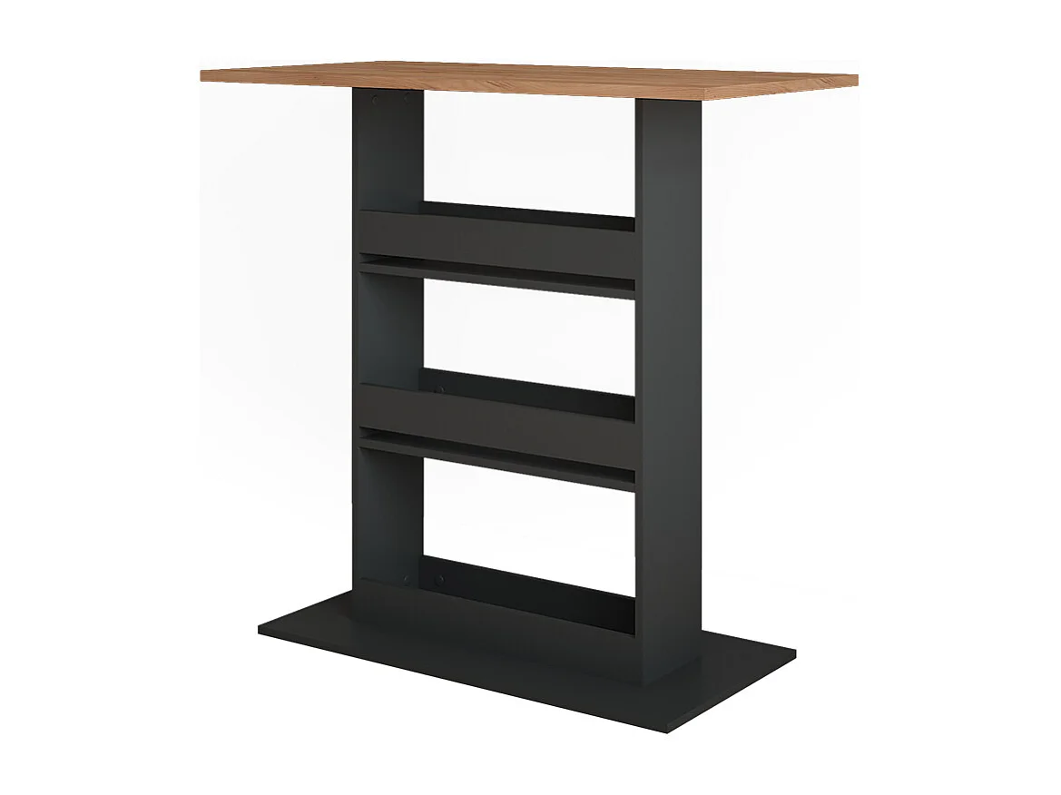 Bartafel eik goud/antraciet 110x55x106 repose