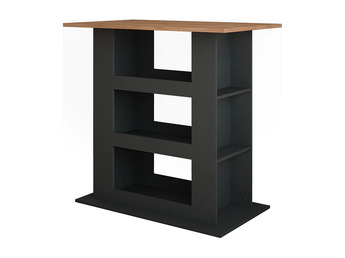 Bartafel eik goud/antraciet 110x65x106 repose