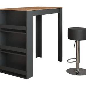 Bartafel set eik goud/antraciet 57x117x106 repose Bartafel set eik goud/antraciet 57x117x106 repose