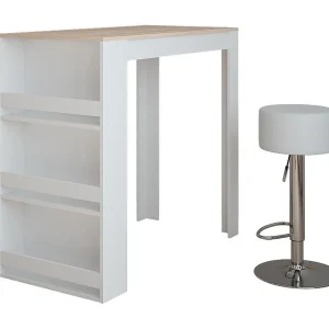 Bartafel set wit/sonoma 57x117x106 repose Bartafel set wit/sonoma 57x117x106 repose
