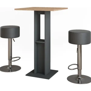 Bartafelset eik goud/antraciet 65x65x106 repose Bartafelset eik goud/antraciet 65x65x106 repose