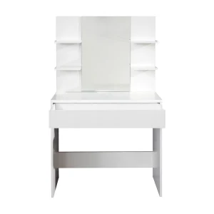 Basix kaptafel 1 lade wit.