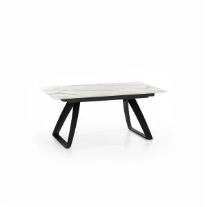 Barret Table Extensible (170/270 x 90 cm) en HPL sur MDF Noir