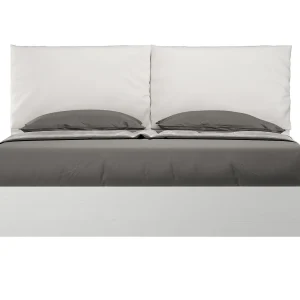 Bed 160×190 met opbergruimte eiken wit met kussens kunstleer wit Egos Antea Bed 160×190 met opbergruimte eiken wit met kussens kunstleer wit Egos Antea