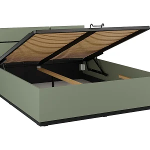 Beddenkast 160×200 inclusief lattenbodem Lilia Green Beddenkast 160×200 inclusief lattenbodem Lilia Green