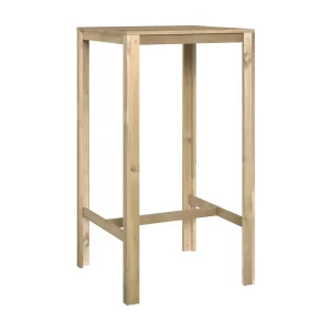 Bartafel 60x60x110 cm geïmpregneerd grenenhout Bartafel 60x60x110 cm geïmpregneerd grenenhout
