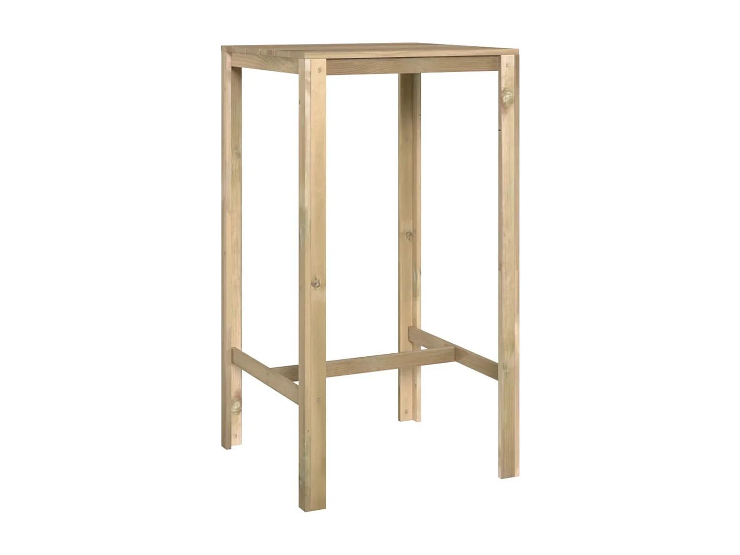 Bartafel 60x60x110 cm geïmpregneerd grenenhout