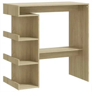 Bartafel met opbergrek 100x50x101,5 cm hout sonoma eiken Bartafel met opbergrek 100x50x101,5 cm hout sonoma eiken