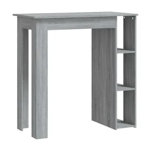 Bartafel met schap 102x50x103,5 cm bewerkt hout grijs sonoma Bartafel met schap 102x50x103,5 cm bewerkt hout grijs sonoma