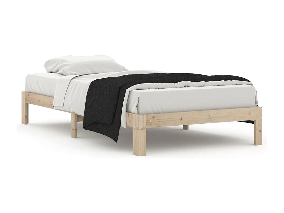 Bedframe massief grenenhout 100x200 cm