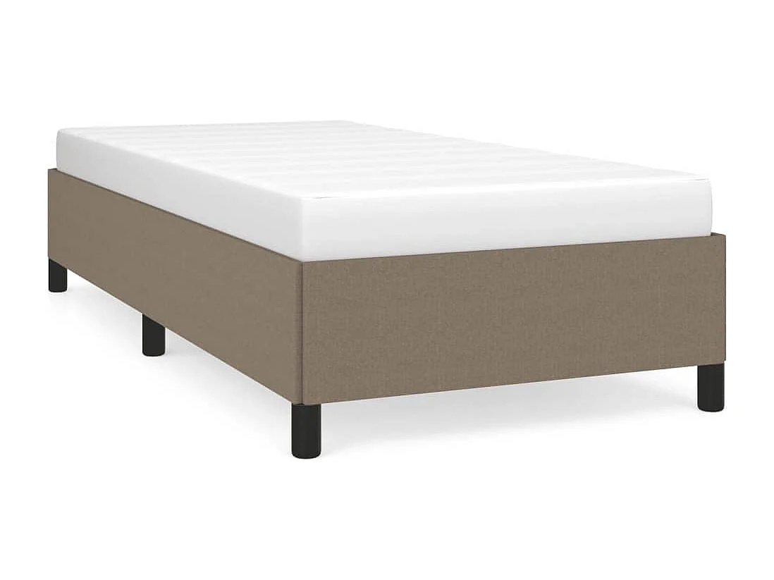 Bedframe zonder matras 90x200 cm stof taupe