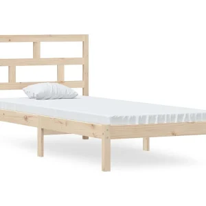 Bedframe massief grenenhout 90×200 cm Bedframe massief grenenhout 90×200 cm
