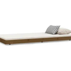 Bedframe massief grenenhout honingbruin 100×200 cm Bedframe massief grenenhout honingbruin 100×200 cm