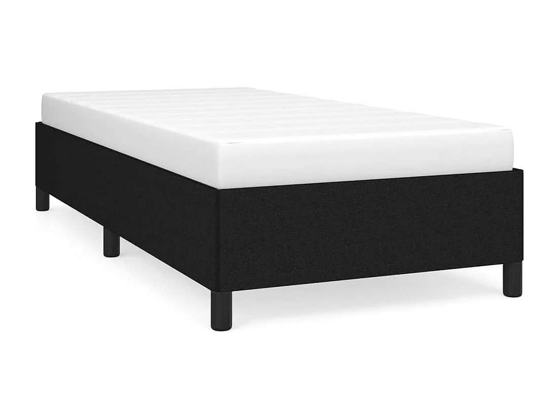 Bedframe zonder matras 100x200 cm stof zwart