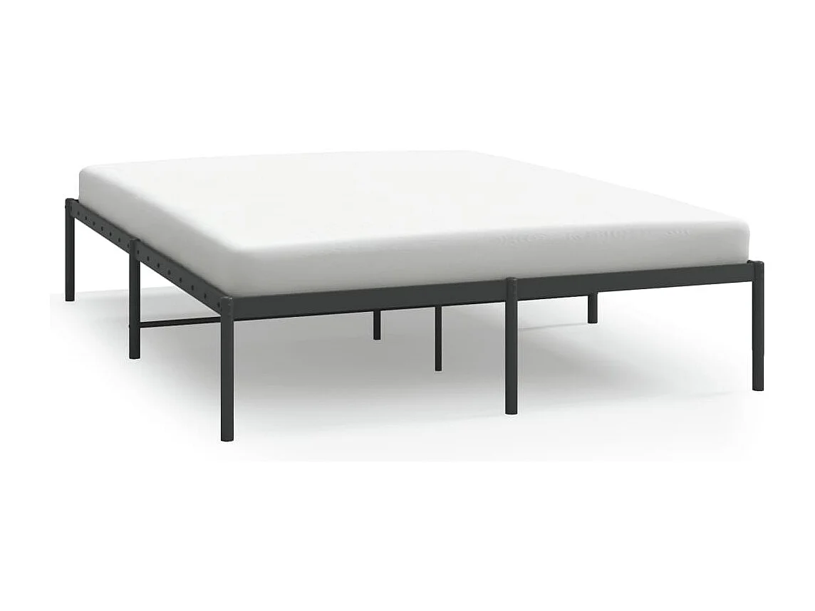 Bedframe metaal zwart 160x200 cm