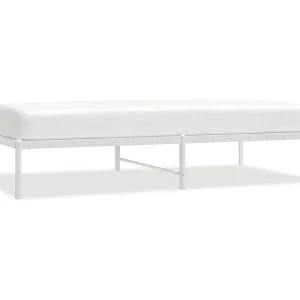 Bedframe metaal wit 100×190 cm Bedframe metaal wit 100×190 cm